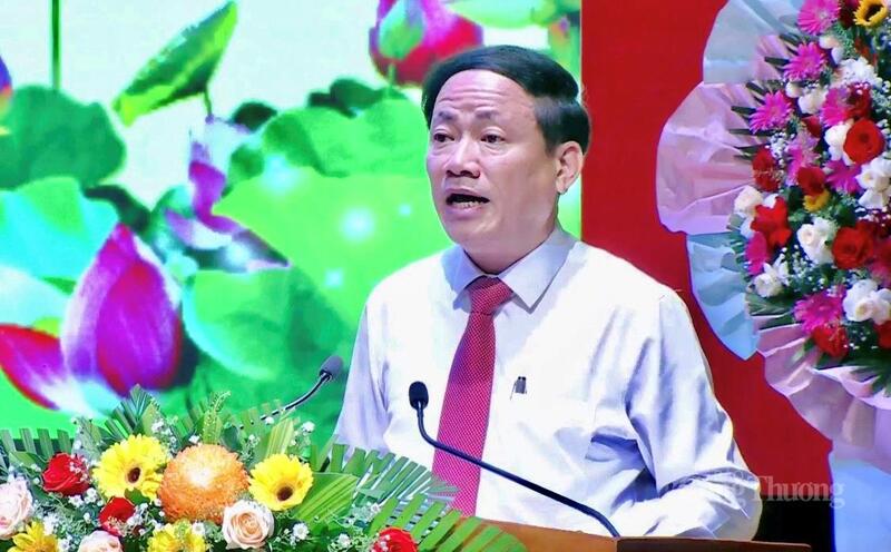 Chủ tịch UBND tỉnh Phạm Anh Tuấn: Đảng bộ, chính quyền và nhân dân tỉnh Gia Lai quyết tâm đưa phong trào thi đua đi vào chiều sâu, trở thành động lực tạo bứt phá trên mọi lĩnh vực. Ảnh: Hoàng Phát.