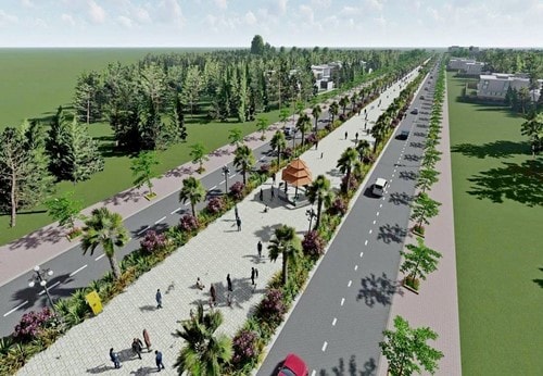 Dự án đường Ngô Quyền - Phùng Hưng. Ảnh minh họa