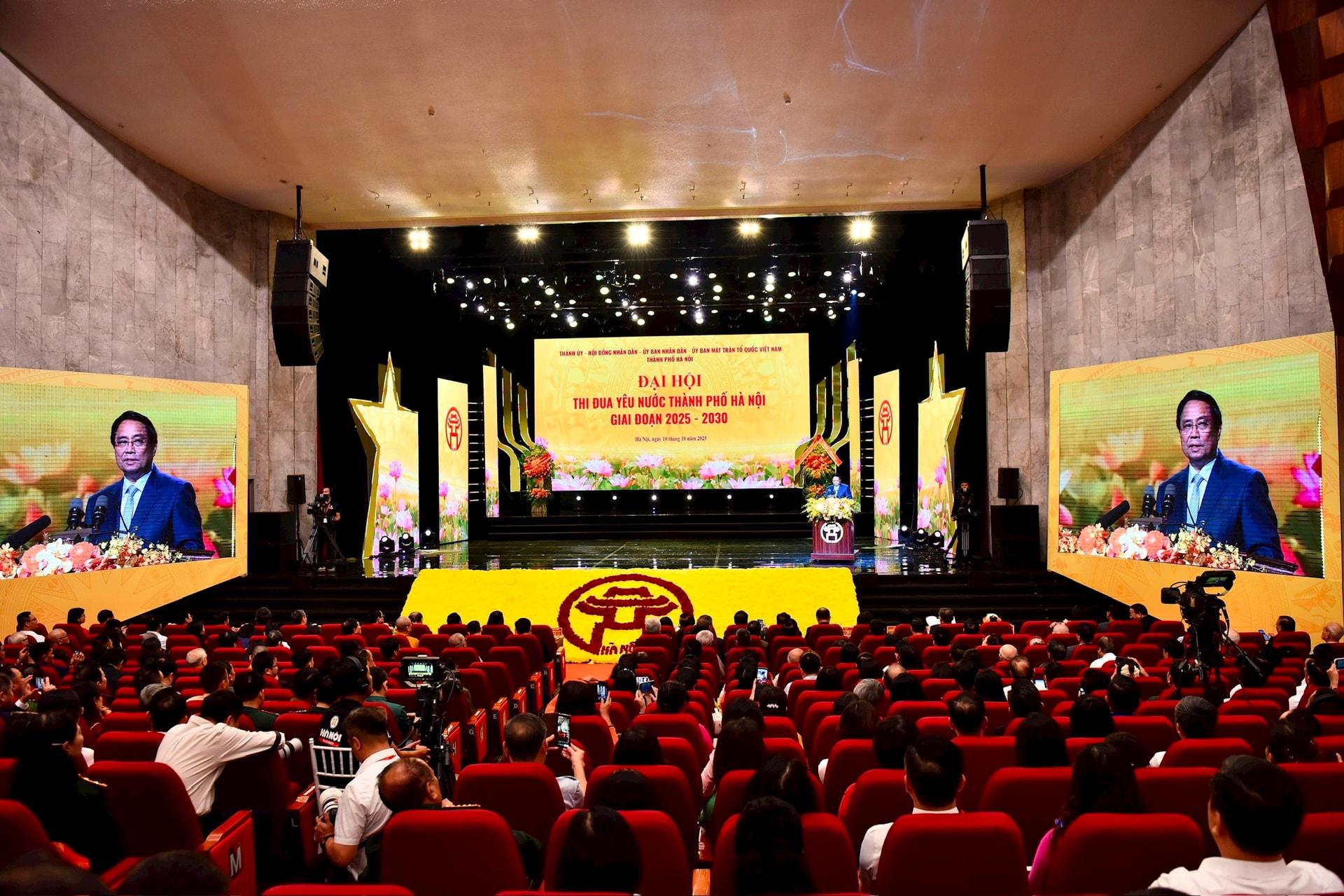 Thủ tướng Chính phủ Phạm Minh Chính phát biểu chỉ đạo tại Đại hội. Ảnh: Viết Thành