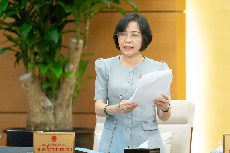 Phó Chủ tịch Quốc hội Nguyễn Thị Thanh.