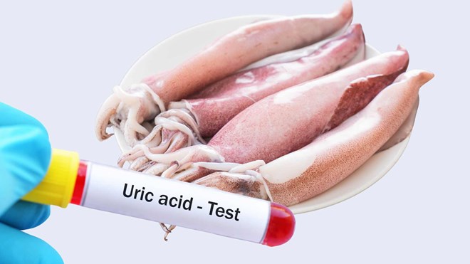 Thời điểm ăn mực không làm axit uric tăng vọt