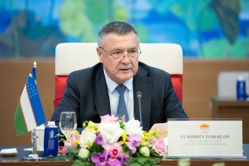 Chủ tịch Hạ viện Uzbekistan Nuriddin Ismoilov. Ảnh: VPQH