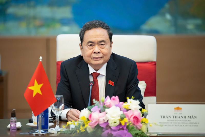 Chủ tịch Quốc hội Trần Thanh Mẫn. Ảnh: VPQH