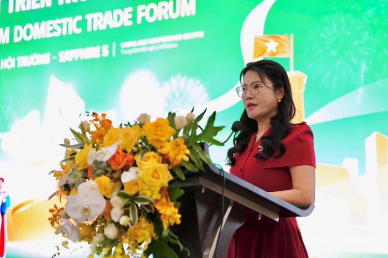 Bà Nguyễn Thị Thanh Hải, Phó Tổng Thư ký Hiệp hội Phát triển Hàng tiêu dùng Việt Nam. Ảnh: Thái Mạnh