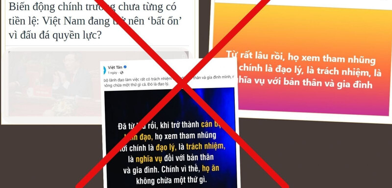 Việt Nam kiên quyết đấu tranh với âm mưu, thủ đoạn chống phá của các thế lực thù địch chống đối với chủ trương, quan điểm của Đảng, Nhà nước ta. Ảnh: ITN