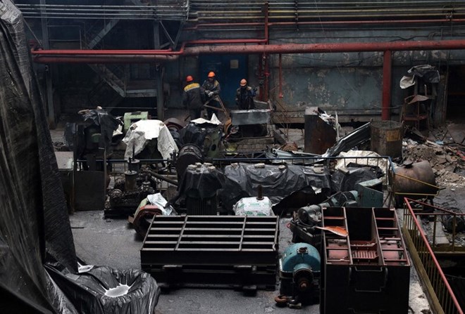 Một nhà máy nhiệt điện tại Ukraina. Ảnh: AFP