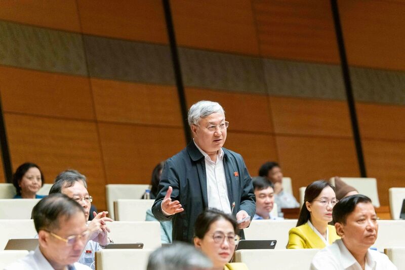 Đại biểu Trần Văn Lâm - đoàn Bắc Ninh. Ảnh: QH