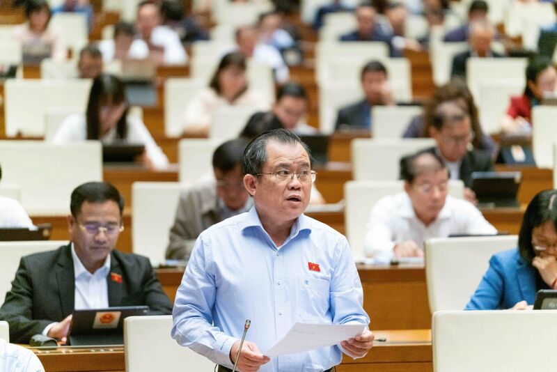 Đại biểu Nguyễn Tâm Hùng - đoàn TP Hồ Chí Minh. Ảnh: QH