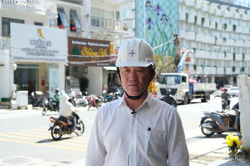 Ông Trần Đức Dũng, Phó Đội trưởng Đội Quản lý điện Đà Lạt. Ảnh: Lê Sơn