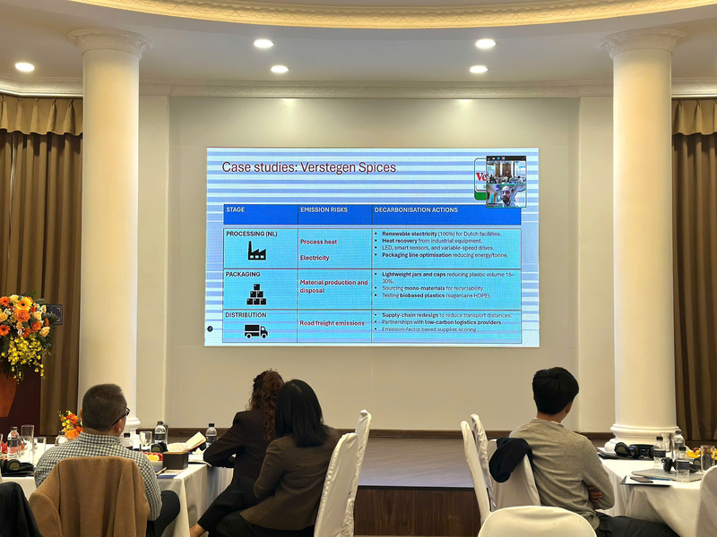 Tại hội thảo, các chuyên gia đã chia sẻ tổng quan xu hướng thị trường nông sản: Yêu cầu mới về chất lượng, truy xuất nguồn gốc và tính bền vững.