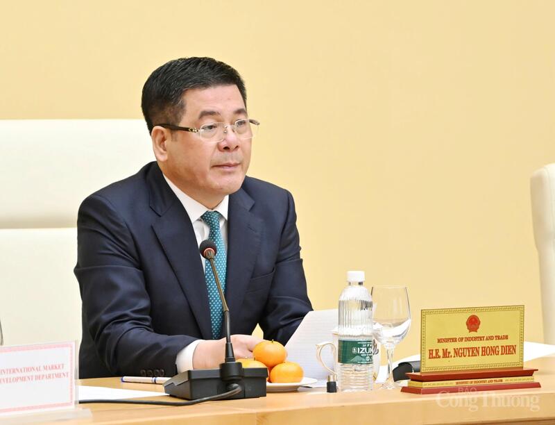 Bộ trưởng Nguyễn Hồng Diên đánh giá cao quan hệ Việt Nam - EU phát triển tích cực, toàn diện trong thời gian qua.