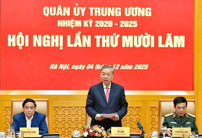 Tổng Bí thư Tô Lâm chủ trì Hội nghị Quân ủy Trung ương lần thứ 15