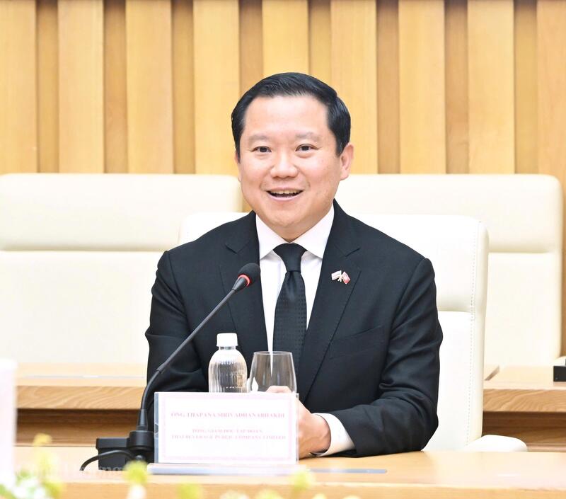 Ông Thapana Sirivadhanabhakdi, Chủ tịch Tập đoàn ThaiBev. Ảnh: Cấn Dũng