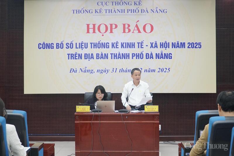 Họp báo công bố số liệu thống kê kinh tế - xã hội Đà Nẵng năm 2025