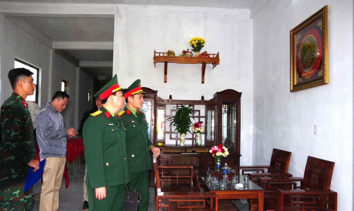 Ngôi nhà của chị Thương được xây dựng trong vòng 24 ngày. Nay gia đình chị đã dọn vào ở ổn định. Ảnh: H.Nguyên