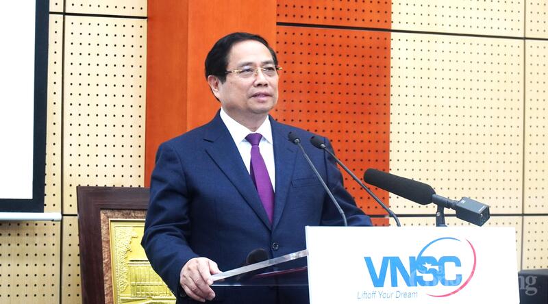 Thủ tướng Phạm Minh Chính phát biểu chỉ đạo tại diễn đàn. Ảnh: Thu Hường