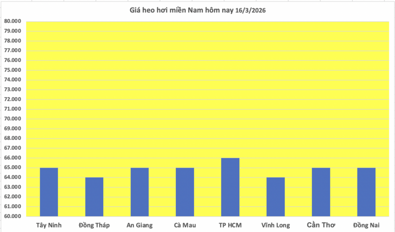 Giá heo hơi hôm nay 16/3/2026: Cao nhất đạt mốc 66.000 đồng/kg - 3