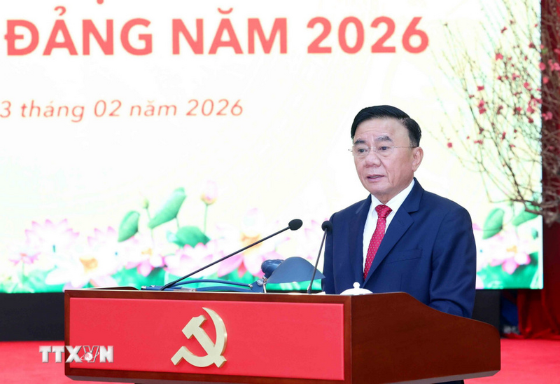 Ủy viên Bộ Chính trị, Thường trực Ban Bí thư Trần Cẩm Tú. Ảnh: TTXVN