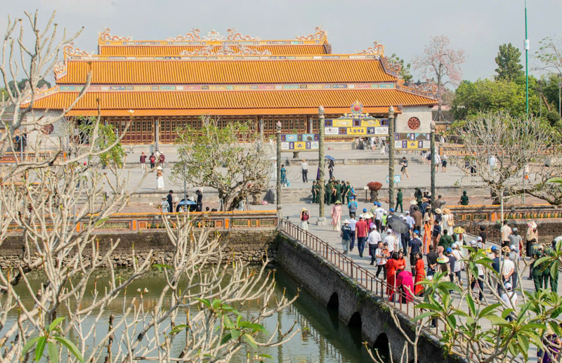 Thành phố Huế xác định dịch vụ du lịch vẫn là ngành kinh tế mũi nhọn, trong đó phát triển đô thị gắn với di sản và kinh tế số. Ảnh: Nguyễn Tuấn