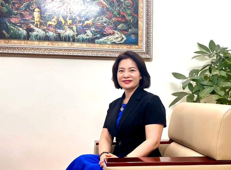 Bà Nguyễn Thị Mỹ Linh, Phó Vụ trưởng Vụ Báo chí - Xuất bản, Ban Tuyên giáo và Dân vận Trung ương. Ảnh: Kim Yến