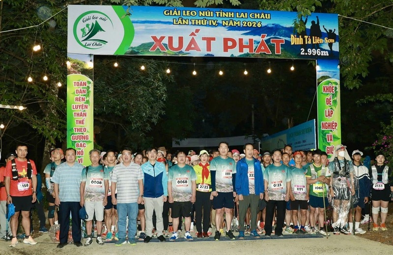 Các vận động viên trước giờ xuất phát.