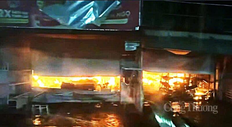 Hiện trường vụ cháy. Ảnh: Facebook