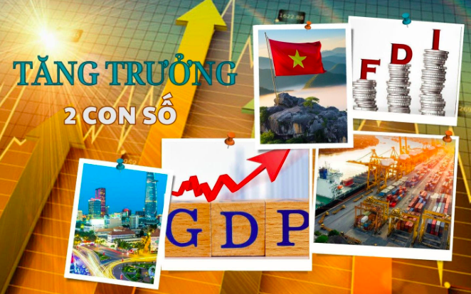 Chính phủ yêu cầu các đơn vị liên quan tháo gỡ khó khăn, thúc đẩy thực hiện mục tiêu tăng trưởng kinh tế hai con số. Ảnh minh hoạ