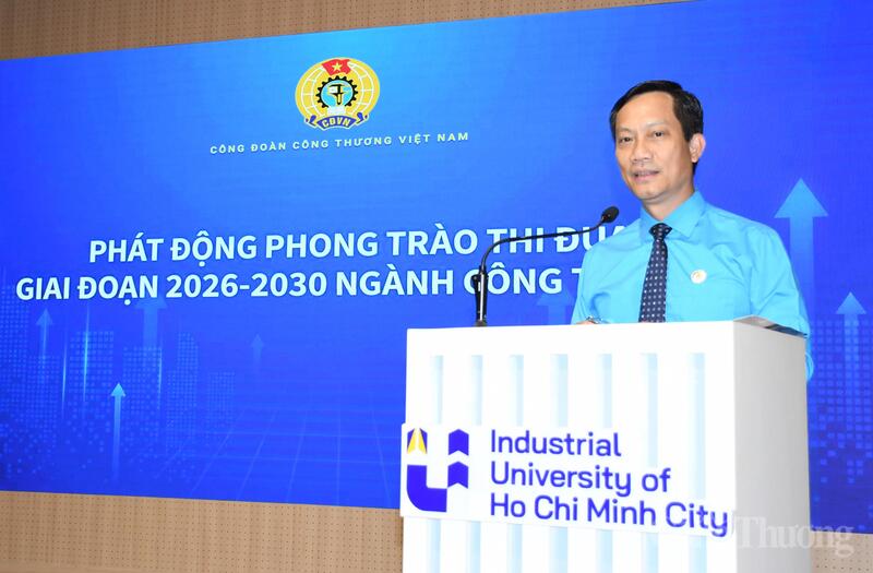 Ông Lê An Hải - Chủ tịch Công đoàn Công Thương Việt Nam. Ảnh: Thanh Minh.
