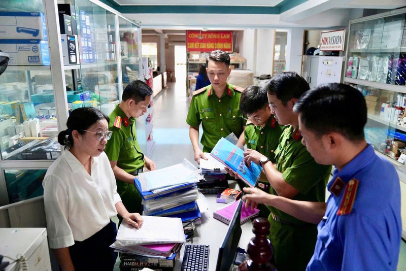Cơ quan CSĐT Công an tỉnh Phú Thọ đang mở rộng điều tra, làm rõ vai trò, trách nhiệm của các tổ chức, cá nhân liên quan để xử lý nghiêm theo quy định của pháp luật. Ảnh: Công an tỉnh Phú Thọ