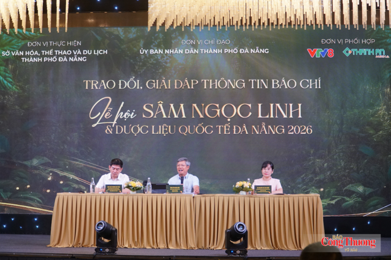 TP. Đà Nẵng họp báo thông tin Lễ hội Sâm Ngọc Linh và Dược liệu quốc tế Đà Nẵng 2026
