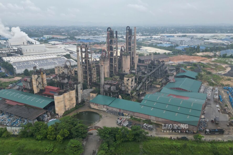 Một góc khu công nghiệp Thụy Vân. Ảnh: Tô Công