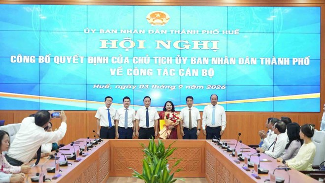 Huế bổ nhiệm, điều động nhiều cán bộ chủ chốt