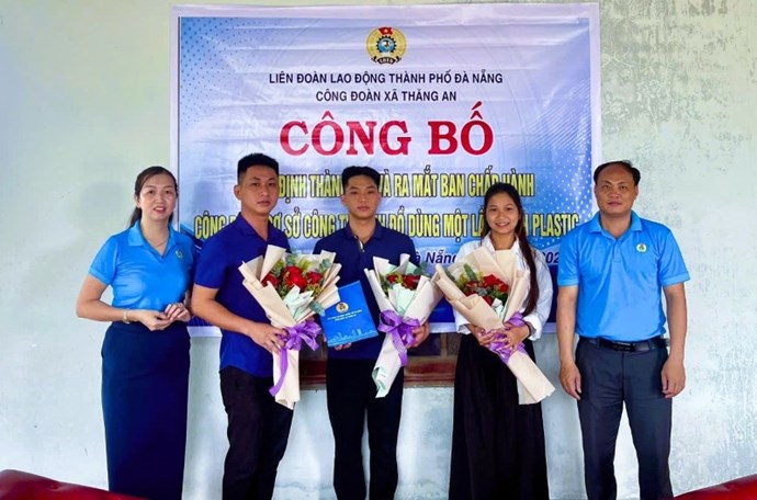 Thành lập 2 công đoàn cơ sở tại doanh nghiệp ở Đà Nẵng