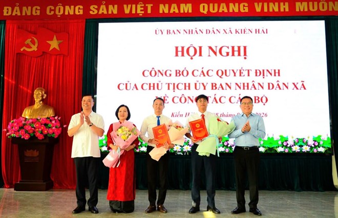 Nhiều cán bộ ở Hải Phòng được bổ nhiệm, điều động giữ chức vụ mới
