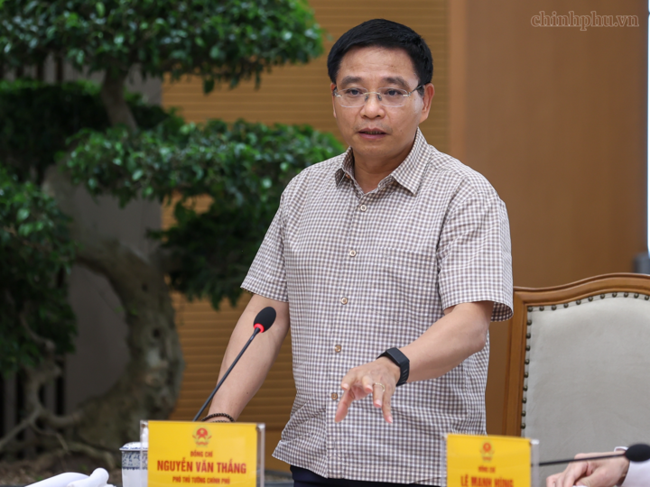 Phó Thủ tướng Nguyễn Văn Thắng phát biểu - Ảnh: chinhphu.vn/Nhật Bắc