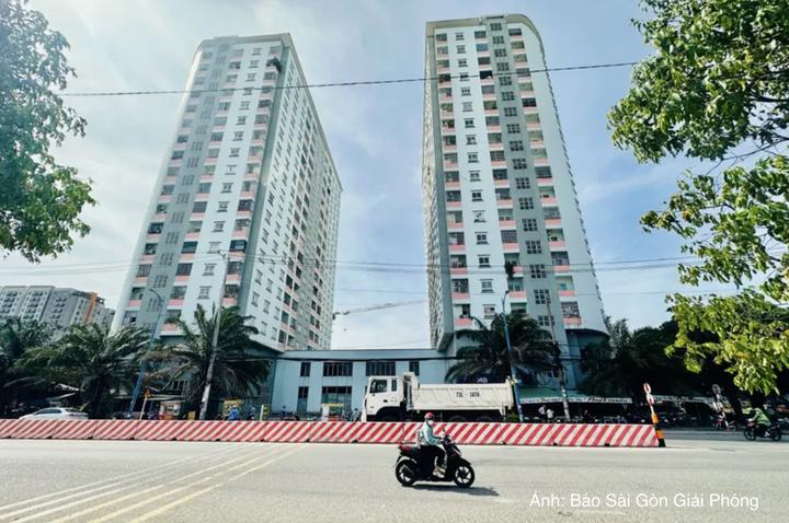 Chung cư nhà ở xã hội 18 tầng Phú Mỹ, TP. Hồ Chí Minh.
