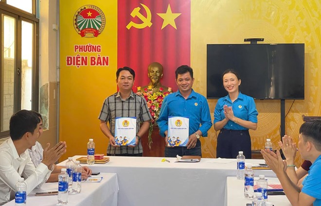 Công đoàn phường Điện Bàn, Đà Nẵng kiện toàn nhân sự ban chấp hành