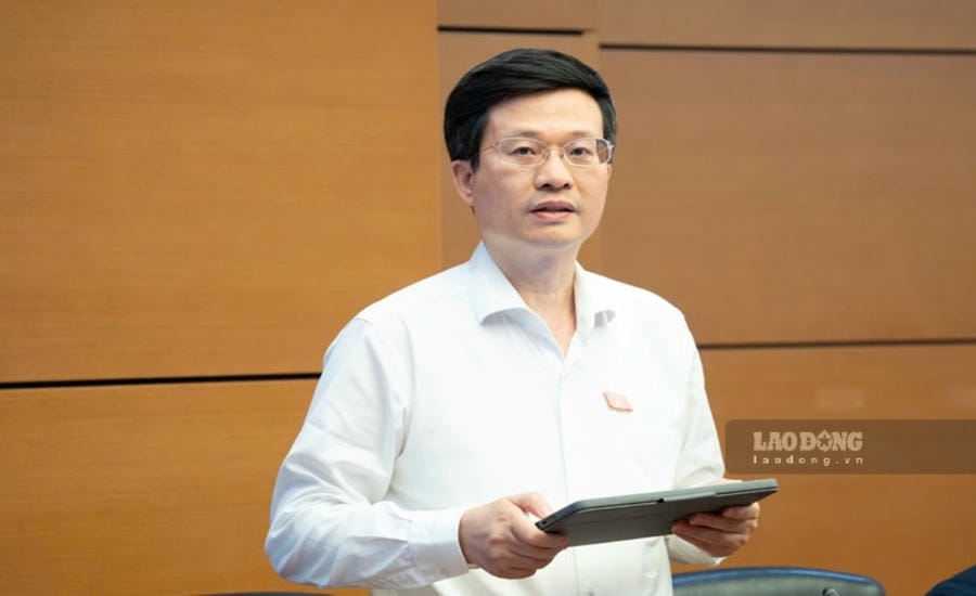 GS.TS Đỗ Chí Nghĩa - Ủy viên Ủy ban Văn hóa và Xã hội của Quốc hội tại Kỳ họp không thường lệ thứ Nhất, Quốc hội khoá XVI. Ảnh: Phạm Đông